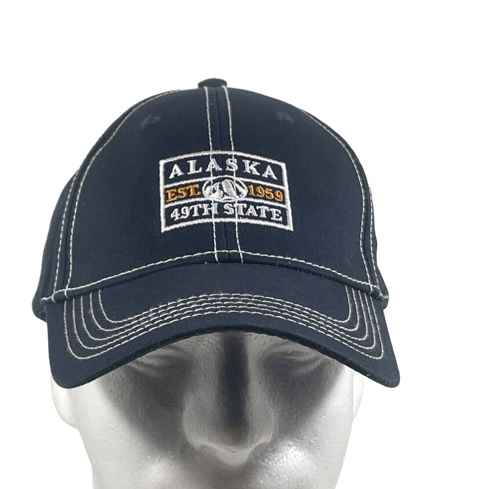 Alaska 49th State Hat Baseball‎ Cap Mens Adjustable made by Arctic Circle